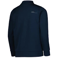 Youth Garb Navy Michigan Wolverines Sterling Long Sleeve Quarter-Zip Performance Top