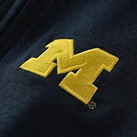 Youth Garb Navy Michigan Wolverines Sterling Long Sleeve Quarter-Zip Performance Top