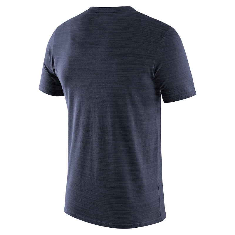 T-shirt Jordan Brand bleu marine pour jeunes Michigan Wolverines Velocity Performance