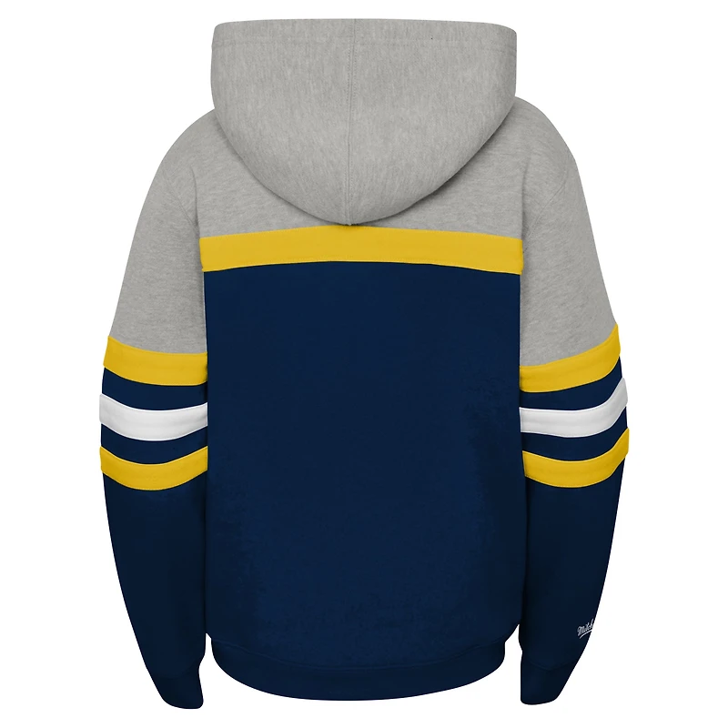 Youth Mitchell & Ness  Navy Michigan Wolverines Head Coach Hoodie