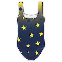 Justaucorps de danse ZooZatz pour jeunes Michigan Wolverines bleu marine