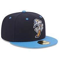 Casquette ajustée 59FIFTY Midland Rockhounds Authentic Collection à logo alternatif pour homme New Era bleu marine