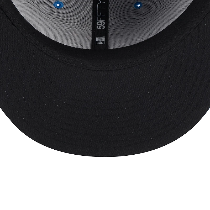 Casquette ajustée 59FIFTY Midland Rockhounds Authentic Collection à logo alternatif pour homme New Era bleu marine