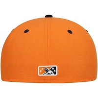 Casquette ajustée 59FIFTY Road Midland Rockhounds Authentic Collection pour homme de New Era orange