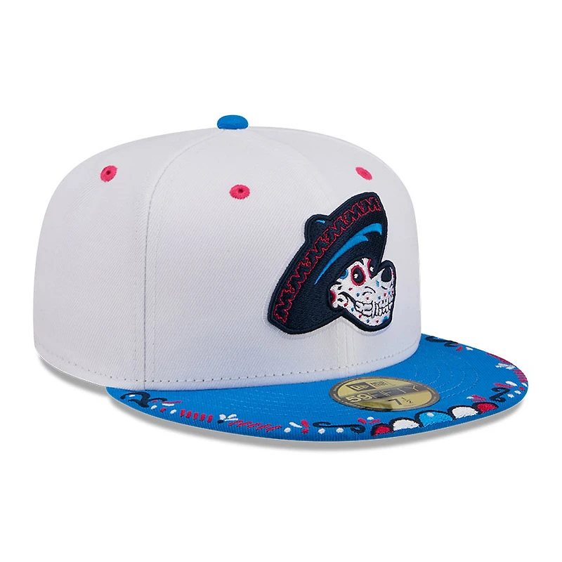 Men's New Era White/Blue Midland Rockhounds 2026 Copa De La Diversion 59FIFTY Fitted Hat