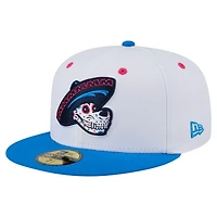 Men's New Era White/Blue Midland Rockhounds Copa de la Diversión 59FIFTY Fitted Hat