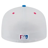 Men's New Era White/Blue Midland Rockhounds Copa de la Diversión 59FIFTY Fitted Hat