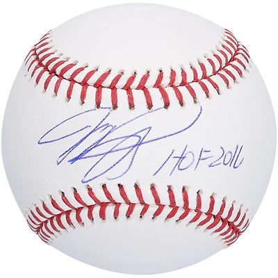 Baseball autographié par Mike Piazza des New York Mets avec l'inscription « HOF 2016 »