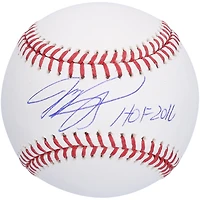 Baseball autographié par Mike Piazza des New York Mets avec l'inscription « HOF 2016 »