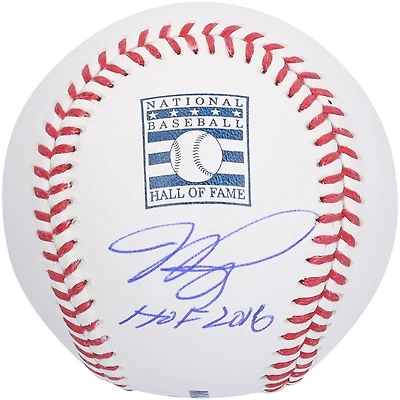 Mike Piazza New York Mets Autographed Hall of Fame Logo Baseball with "HOF 2016" Inscription