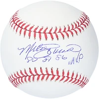 Baseball autographié par Mike Schmidt des Philadelphia Phillies avec l'inscription « 80 81 86 NL MVP »