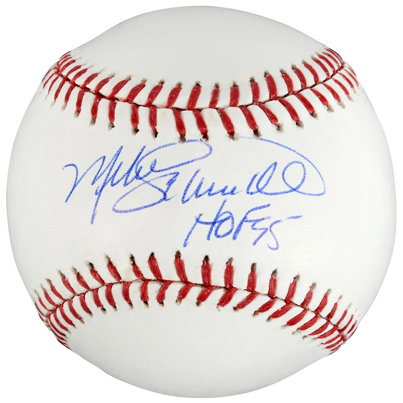 Baseball autographié par Mike Schmidt des Phillies de Philadelphie avec l'inscription « HOF '95 »