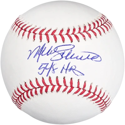 Balle de baseball MLB autographiée par Mike Schmidt des Phillies de Philadelphie avec inscription « 548 »