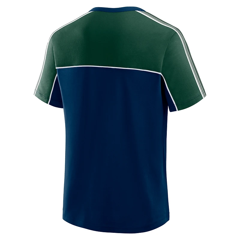 Men's Fanatics Blue/Green Milano Cortina 2026 Winter Olympics Circular Retro T-Shirt