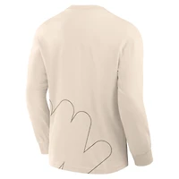 T-shirt à manches longues Fanatics Cream Milano Cortina 2026 Winter Olympics pour homme