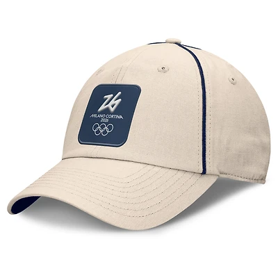 Men's Fanatics Gray Milano Cortina 2026 Winter Olympics Set Off Adjustable Hat