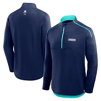 Men's Fanatics Navy Milano Cortina 2026 Winter Olympics Defender Raglan Quarter-Zip Pullover