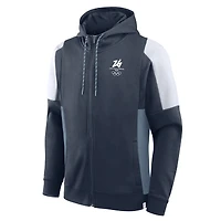 Men's Fanatics Navy Milano Cortina 2026 Winter Olympics Full-Zip Hoodie