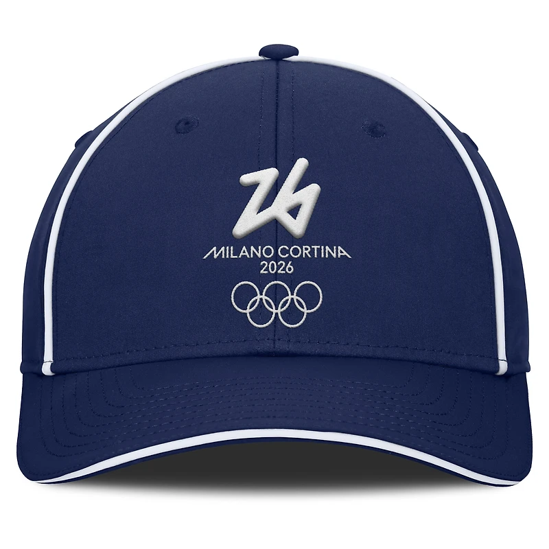 Casquette Fanatics bleu marine Milano Cortina pour homme, édition limitée Jeux olympiques d'hiver 2026