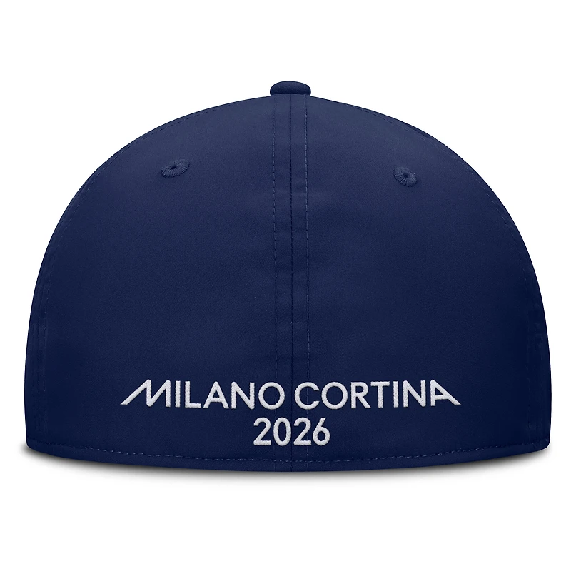 Men's Fanatics Navy Milano Cortina 2026 Winter Olympics Launch Flex Hat