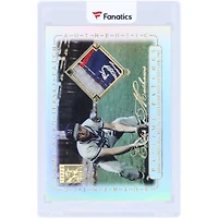 Eddie Mathews Milwaukee Braves 2002 Topps Tribute Game Used Jersey Patch Relic #PP-EM Card