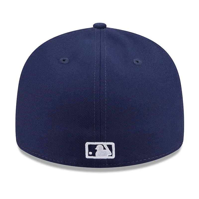 Men's New Era Navy Milwaukee Braves 2026 Baseball Hall of Fame 59FIFTY Low Profile Fitted Hat