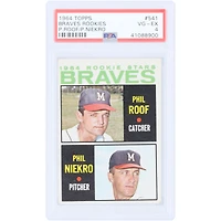 Phil Niekro Milwaukee Braves 1964 Topps #541 PSA Authenticated 4 Rookie Card