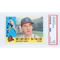 Warren Spahn Milwaukee Braves 1960 Topps #445 PSA Authenticated 7.5 Card