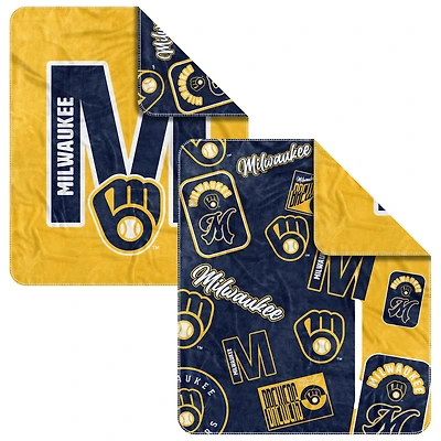  Milwaukee Brewers 50" x 60" Dream Weave Throw Blanket