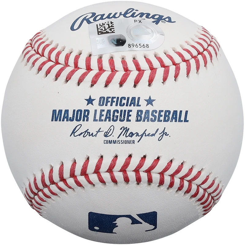 Brice Turang Milwaukee Brewers Autographed Baseball with "This Is My Crew" Inscription