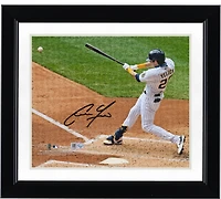 Christian Yelich Milwaukee Brewers Autographed 8" x 10" Hitting Photograph