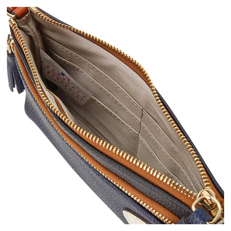 Dooney & Bourke Milwaukee Brewers Poignet à double fermeture éclair