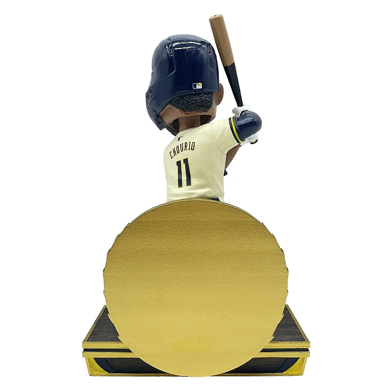 FOCO Jackson Chourio Milwaukee Brewers 8" Exclusive Elite Icon Bobblehead