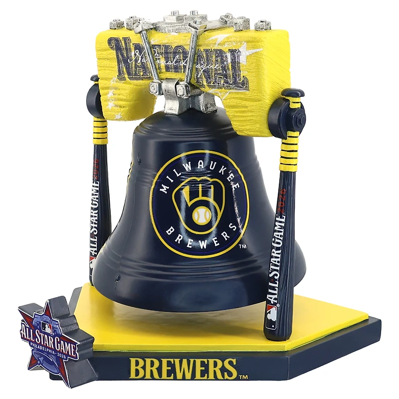 FOCO Milwaukee Brewers 2026 MLB All-Star Game Liberty Bell Bobblehead