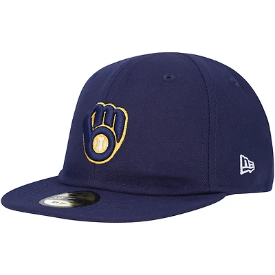 Casquette ajustée My First 59FIFTY des Milwaukee Brewers New Era pour bébé, bleu marine
