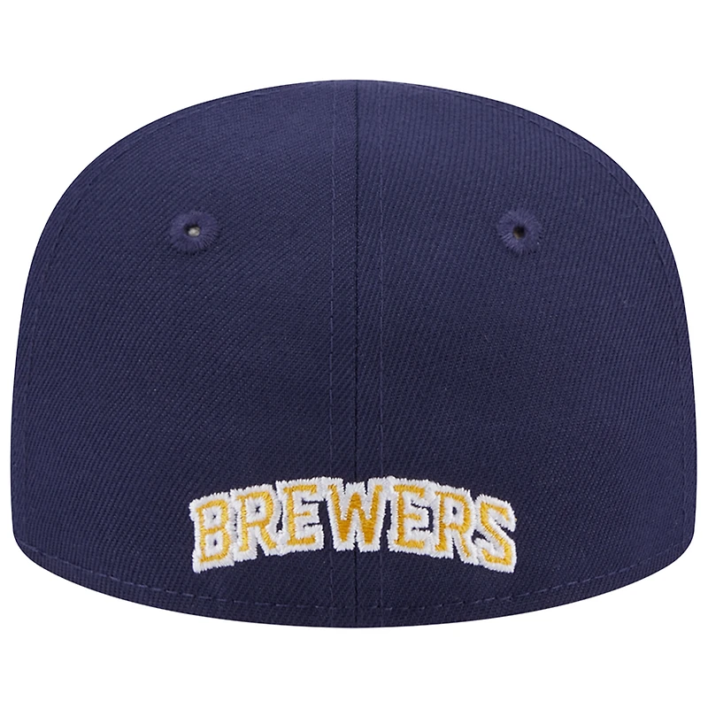 Infant New Era Navy Milwaukee Brewers My First 59FIFTY Fitted Hat