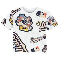 T-shirt blanc Outerstuff pour bébé, Milwaukee Brewers 2026 City Connect Game Day