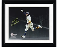 Jackson Chourio Milwaukee Brewers Autographed 11" x 14" Celebration Spotlight Photograph