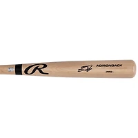 Jackson Chourio Milwaukee Brewers Autographed Blonde Rawlings Pro Bat