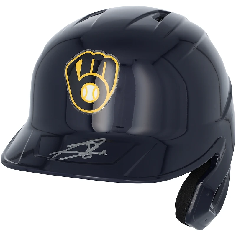 Jackson Chourio Milwaukee Brewers Autographed Replica Batting Helmet  
