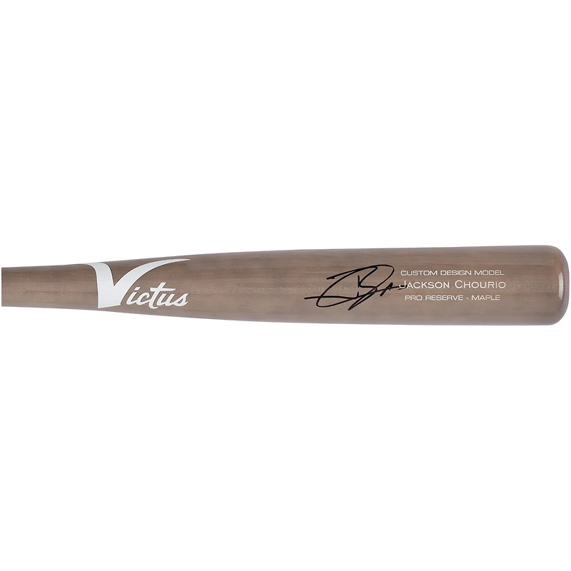 Jackson Chourio Milwaukee Brewers Autographed Victus Game Model Bat