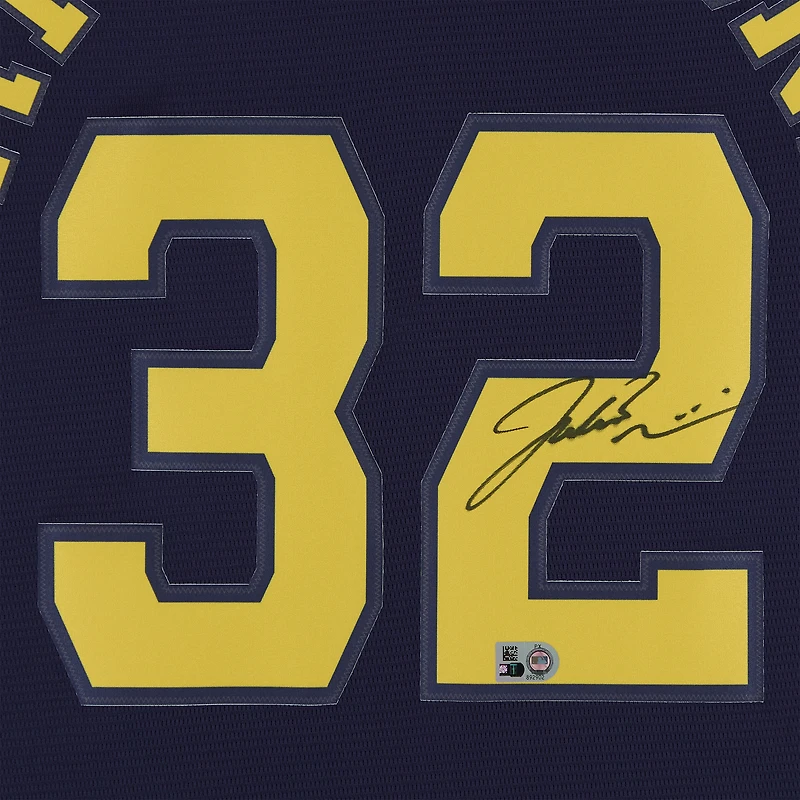 Jacob Misiorowski Milwaukee Brewers Autographed Navy Nike Replica Jersey