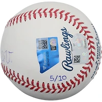 Jesús Made Milwaukee Brewers Autographed Baseball with "B2B Minor League POTY '24 '25" Inscription