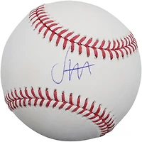 Jesús a fabriqué une balle de baseball autographiée des Brewers de Milwaukee