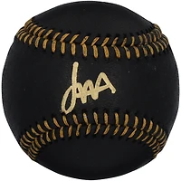 Balle de baseball en cuir noir autographiée par Jesús Made des Milwaukee Brewers