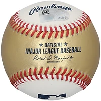 Jesús Made Milwaukee Brewers Autographed Gold & White Leather Baseball