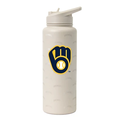 Bouteille de 34 oz « Sand Ghost Quencher » de Logo Brands Milwaukee Brewers