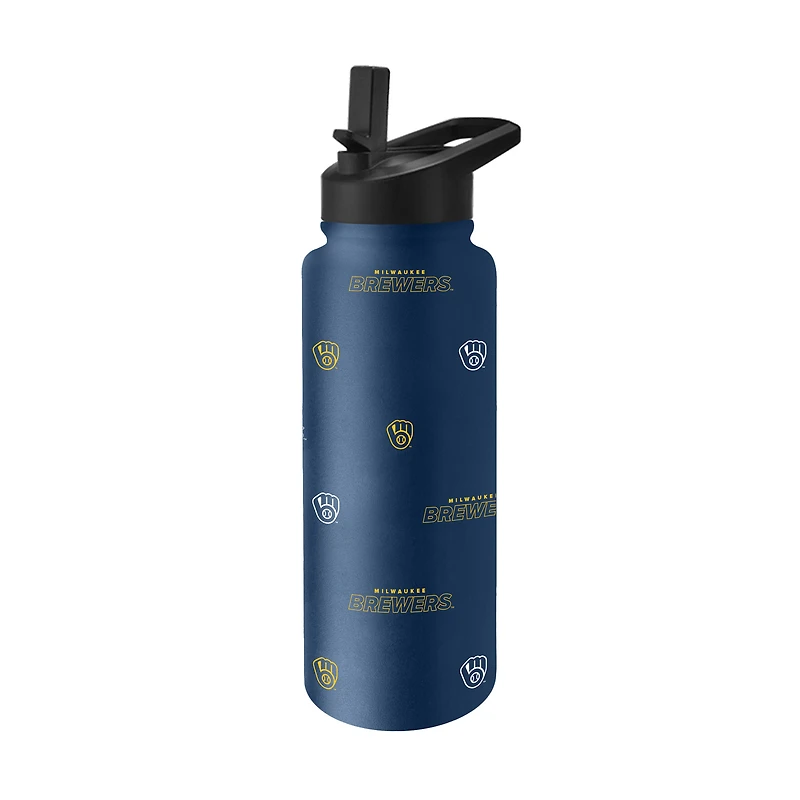 Bouteille de 34 oz (964 ml) de vin chaud et rafraîchissant Logo Brands Milwaukee Brewers