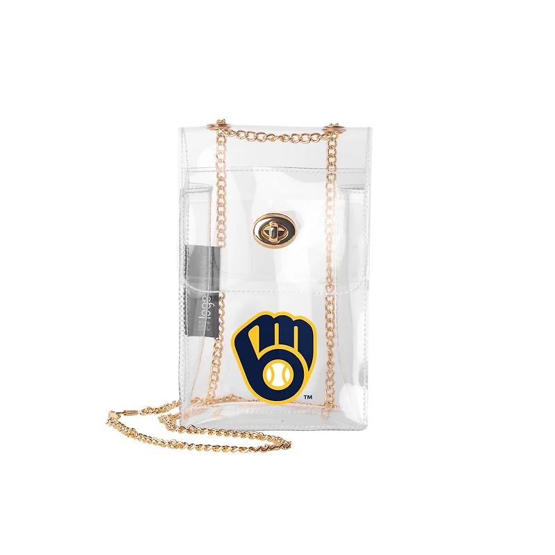 Sac bandoulière essentiel transparent Logo Brands Milwaukee Brewers