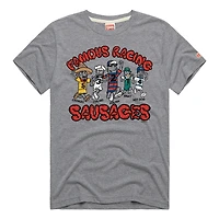 Men's Homage  Royal Milwaukee Brewers Hyper Local Tri-Blend T-Shirt